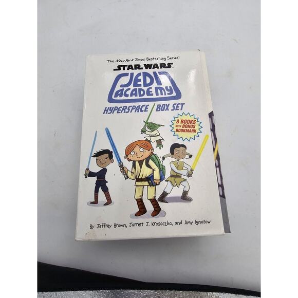 Disney Stars Wars Jedi Academy Hyperspace Box Set 8 Books - Picture 3 of 7